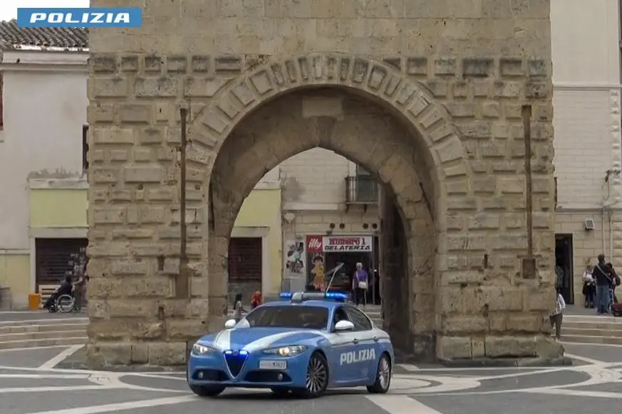 Polizia a Oristano