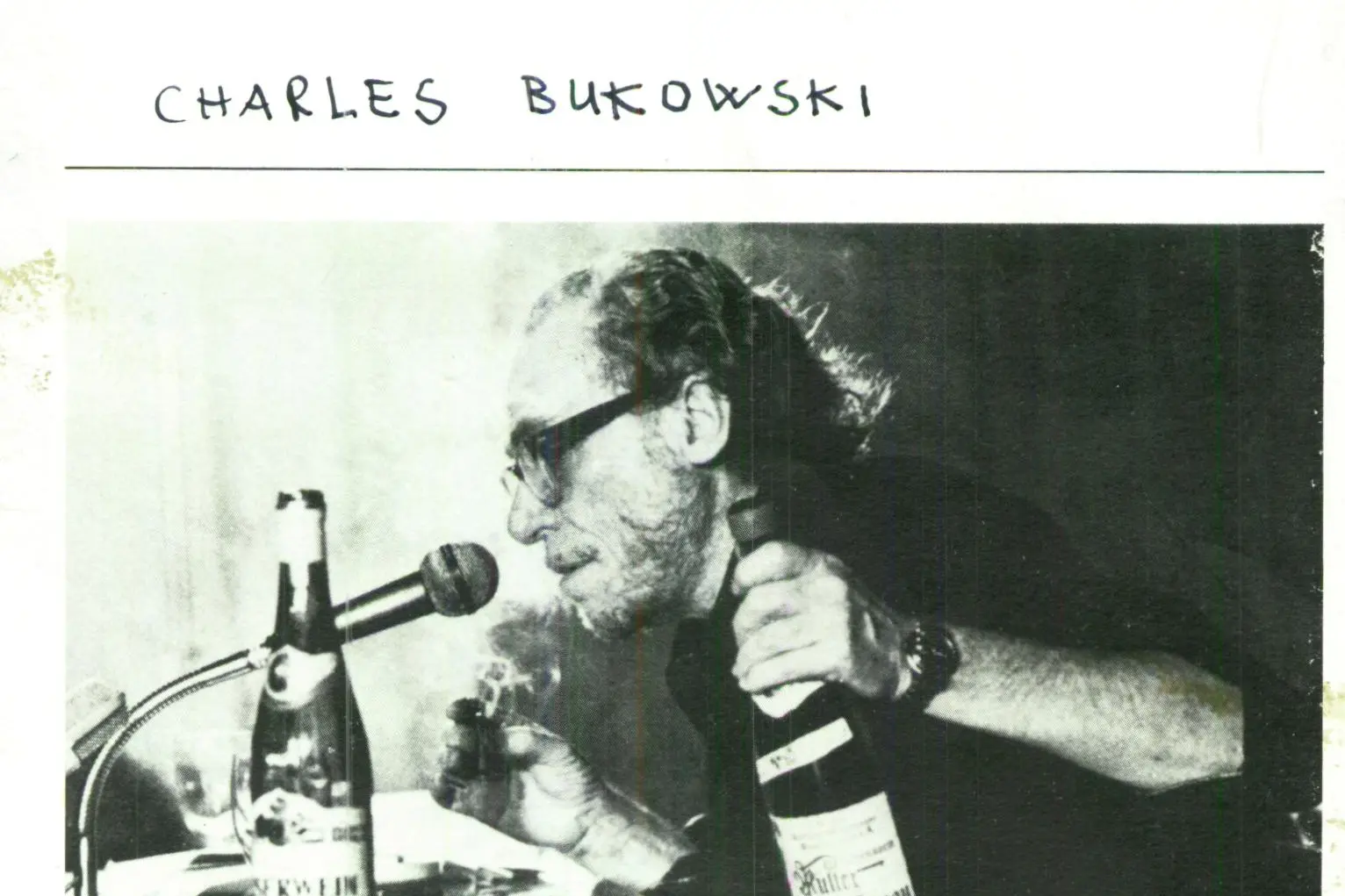 CHARLES BUKOWSKI
