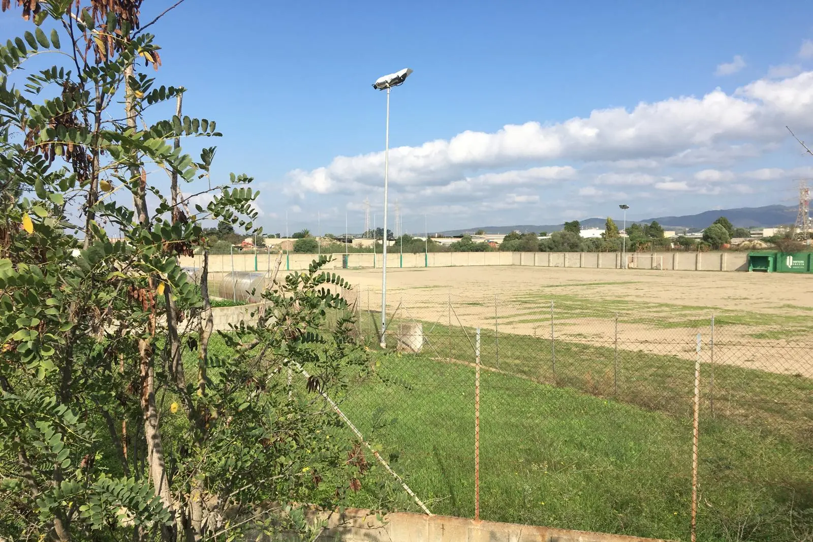 Quartucciu, il campo sportivo di Pill'e Matta (foto Francesca Melis)