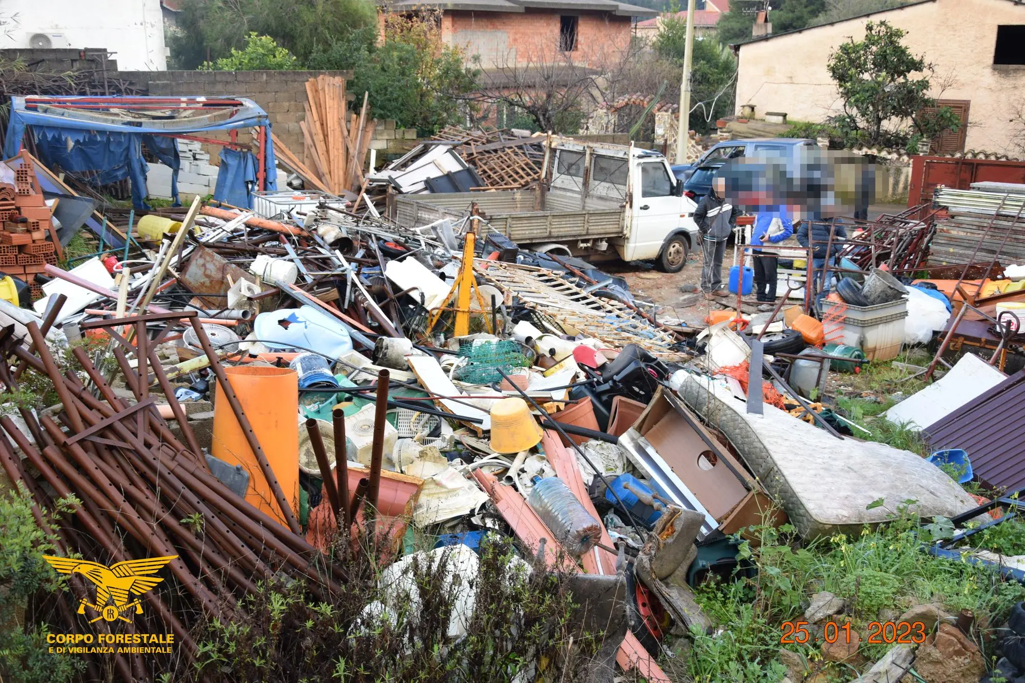 L'area controllata a Iglesias (foto Corpo forestale)