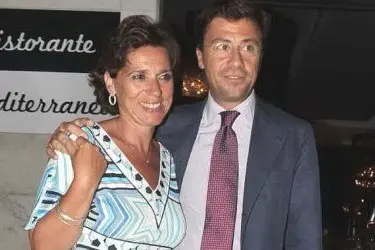 Italo Bocchino con la moglie