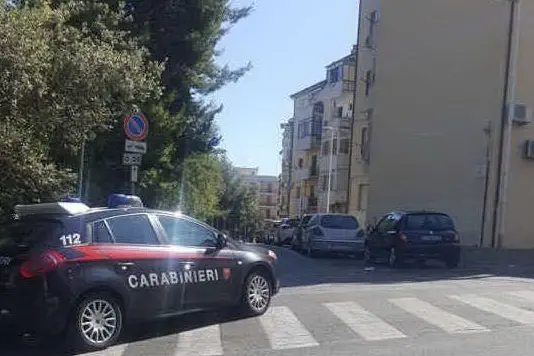 I carabinieri in via Seruci, Cagliari