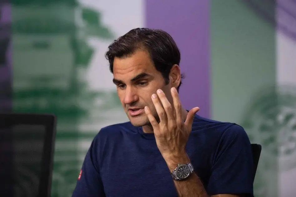 Roger Federer saluta Wimbledon