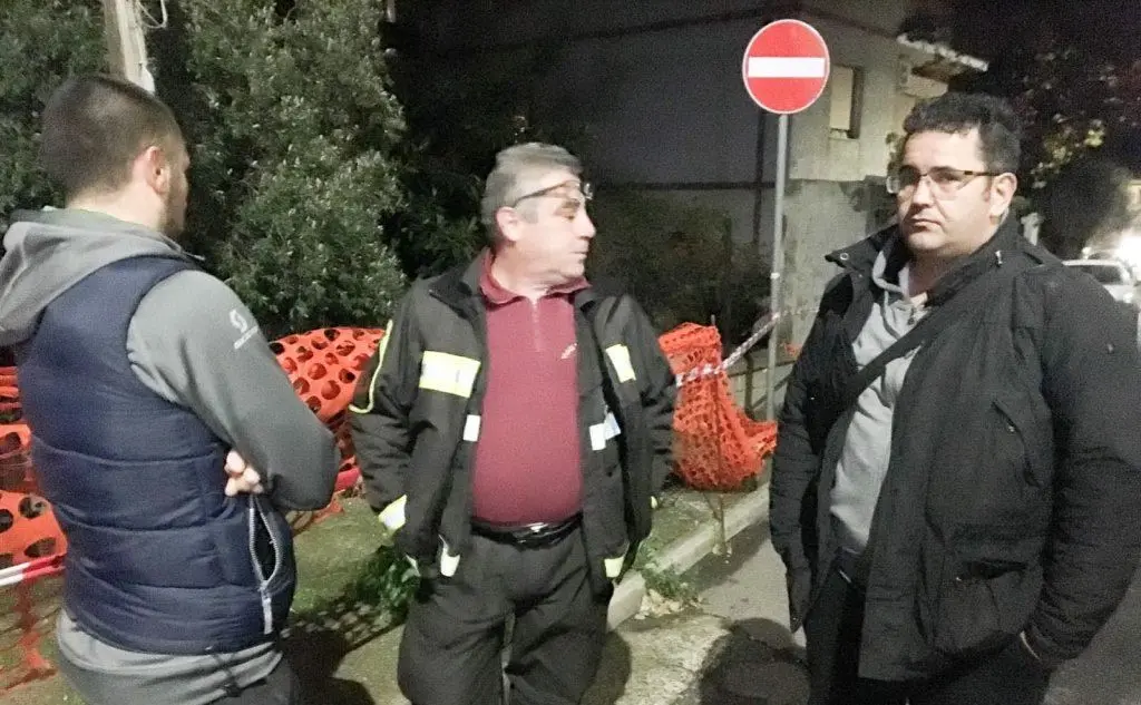 A sinistra l'assessore Marco Erbì, a destra l'assessore Giuseppe Ecca