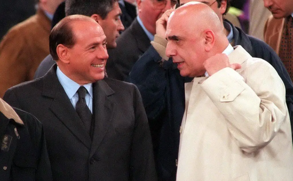 Berlusconi e Galliani hanno guidato i rossoneri per trent'anni. Il leader di Forza Italia ha rilevato la società nel 1986