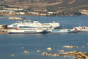 Imbarcazioni nel porto di Olbia