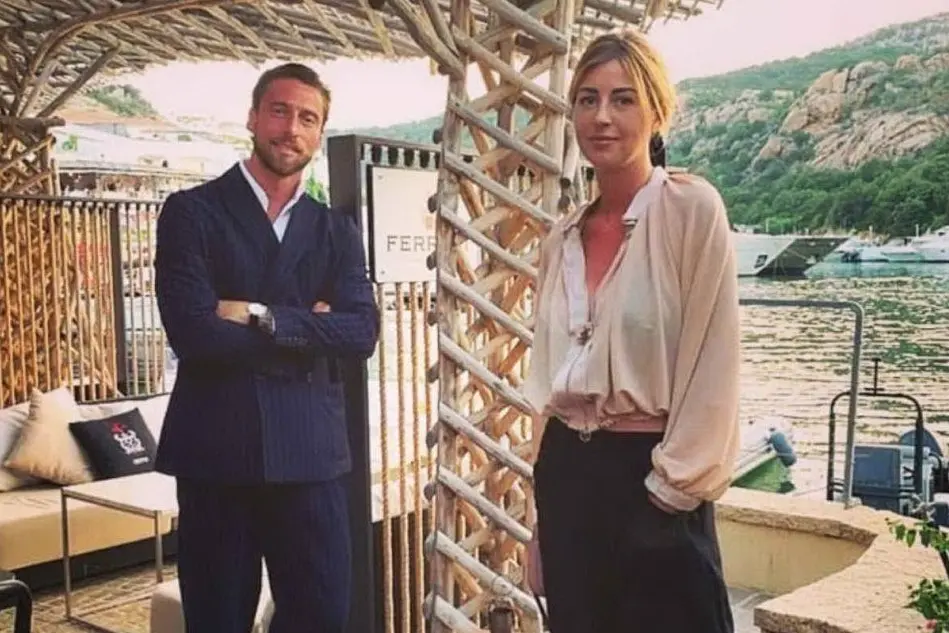 Marchisio e la moglie (Instagram)