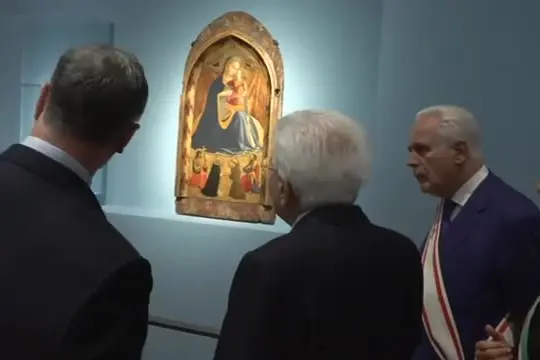 Mattarella a Firenze, mostra di Beato Angelico e omaggio a Spadolini