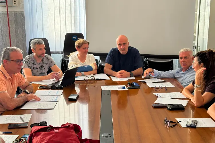 Le commissioni congiunte ad Alghero (foto concessa)