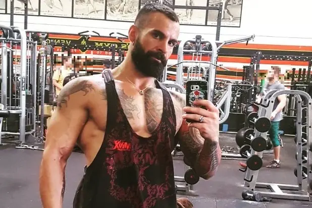 Giovanni Montis in palestra (Foto da profilo social)