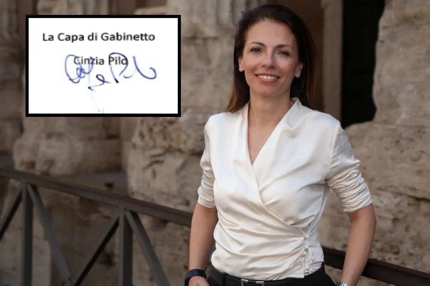 Cinzia Pilo, capa di gabinetto di Armando Bartolazzi