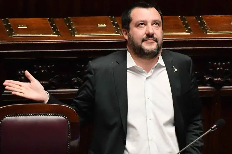 Il ministro dell'Interno, Matteo Salvini (Ansa)