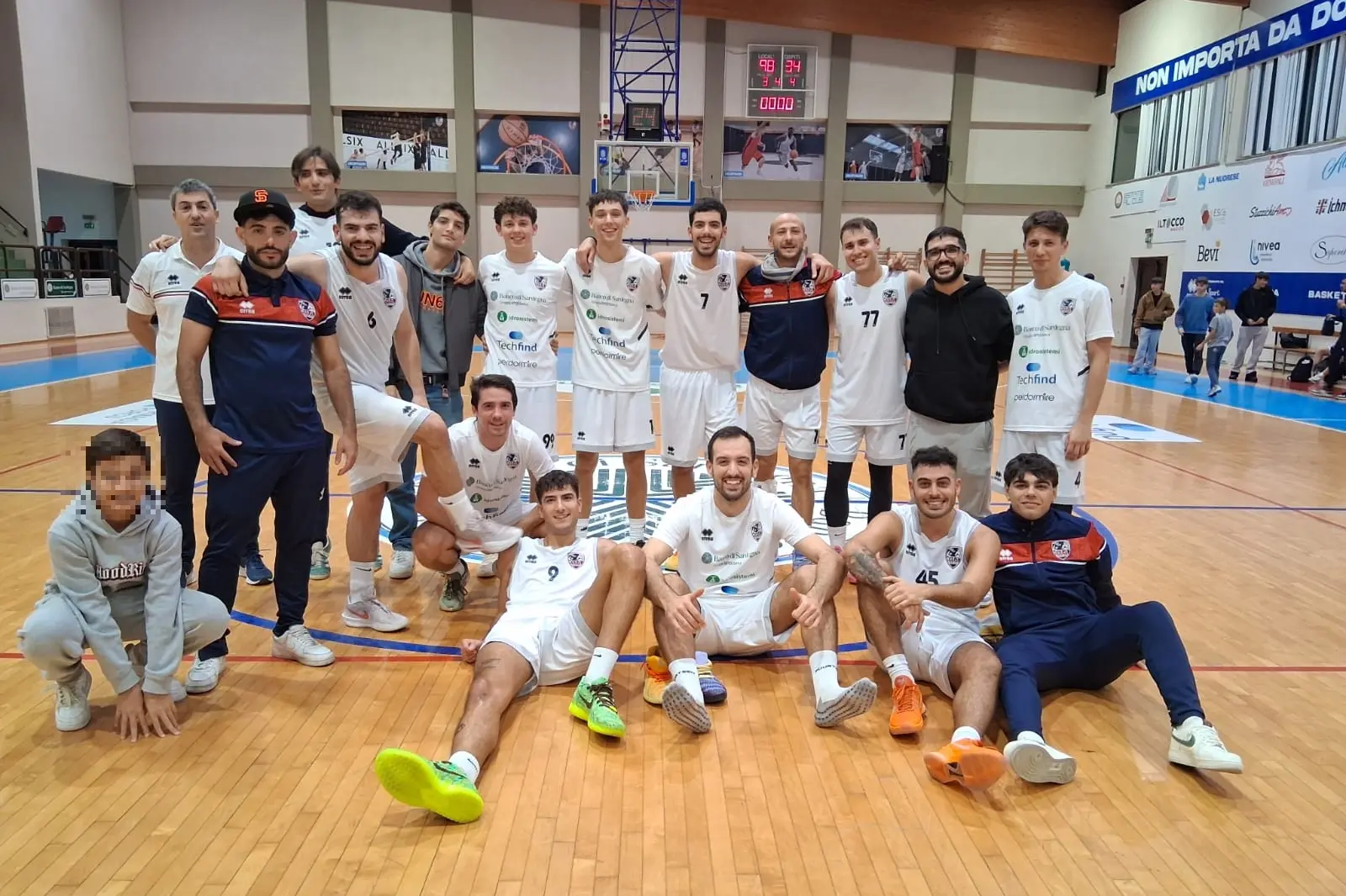 Il CUS Cagliari di Divisione Regionale 2 di basket (foto concessa da CUS Cagliari)
