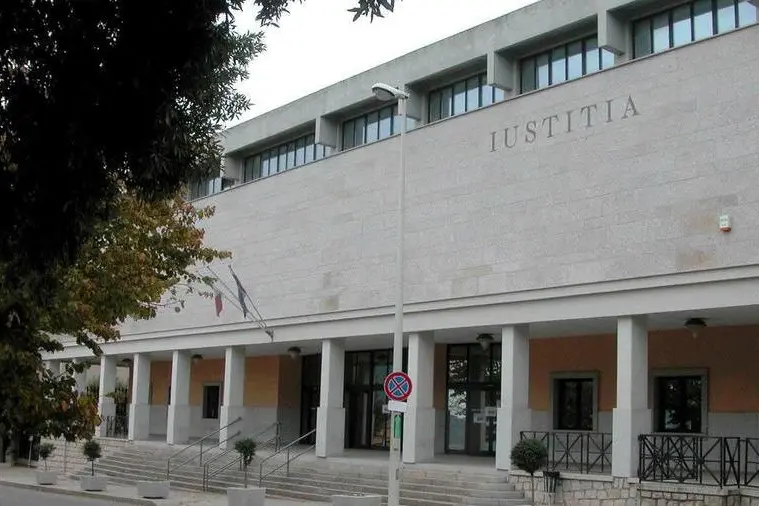 Il tribunale di Tempio Pausania (foto Ansa)