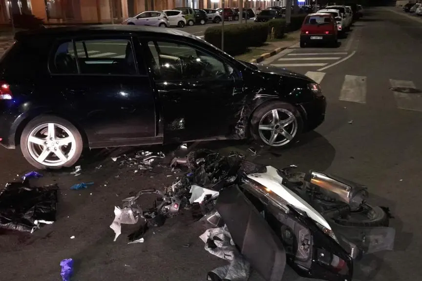 Il luogo dell'incidente (Foto Serreli)