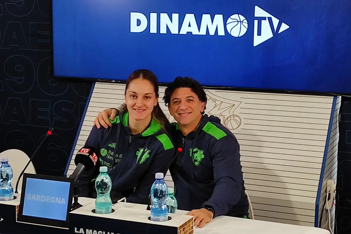 Begic col coach restivo (foto G. Marras)
