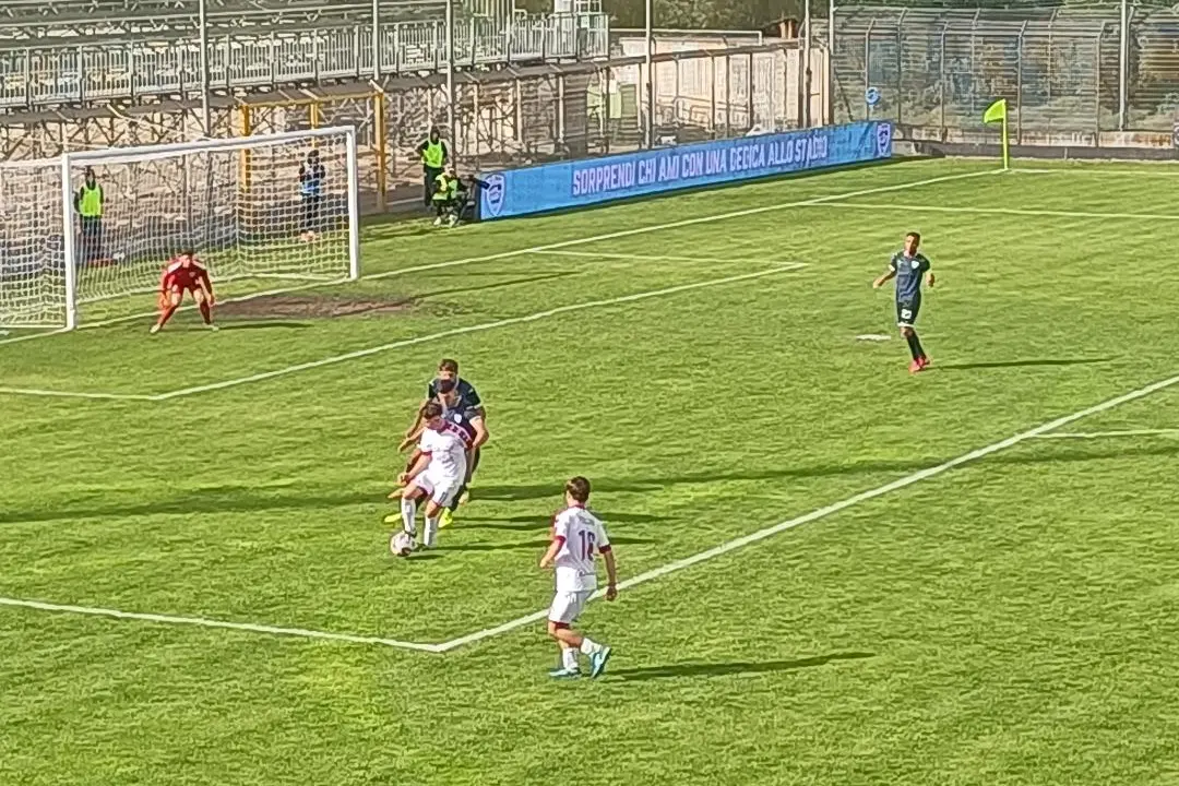 Un'immagine della gara tra Olbia e Atletico Lodigiani dell'anno scorso (foto Giagnoni)