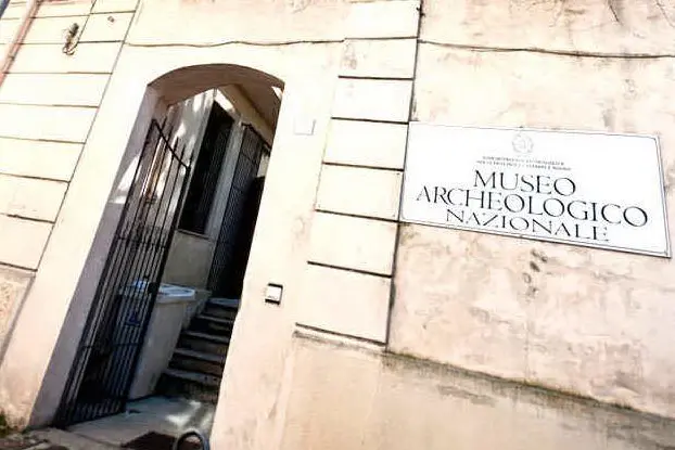 L'ingresso del museo archeologico (archivio L'Unione Sarda)