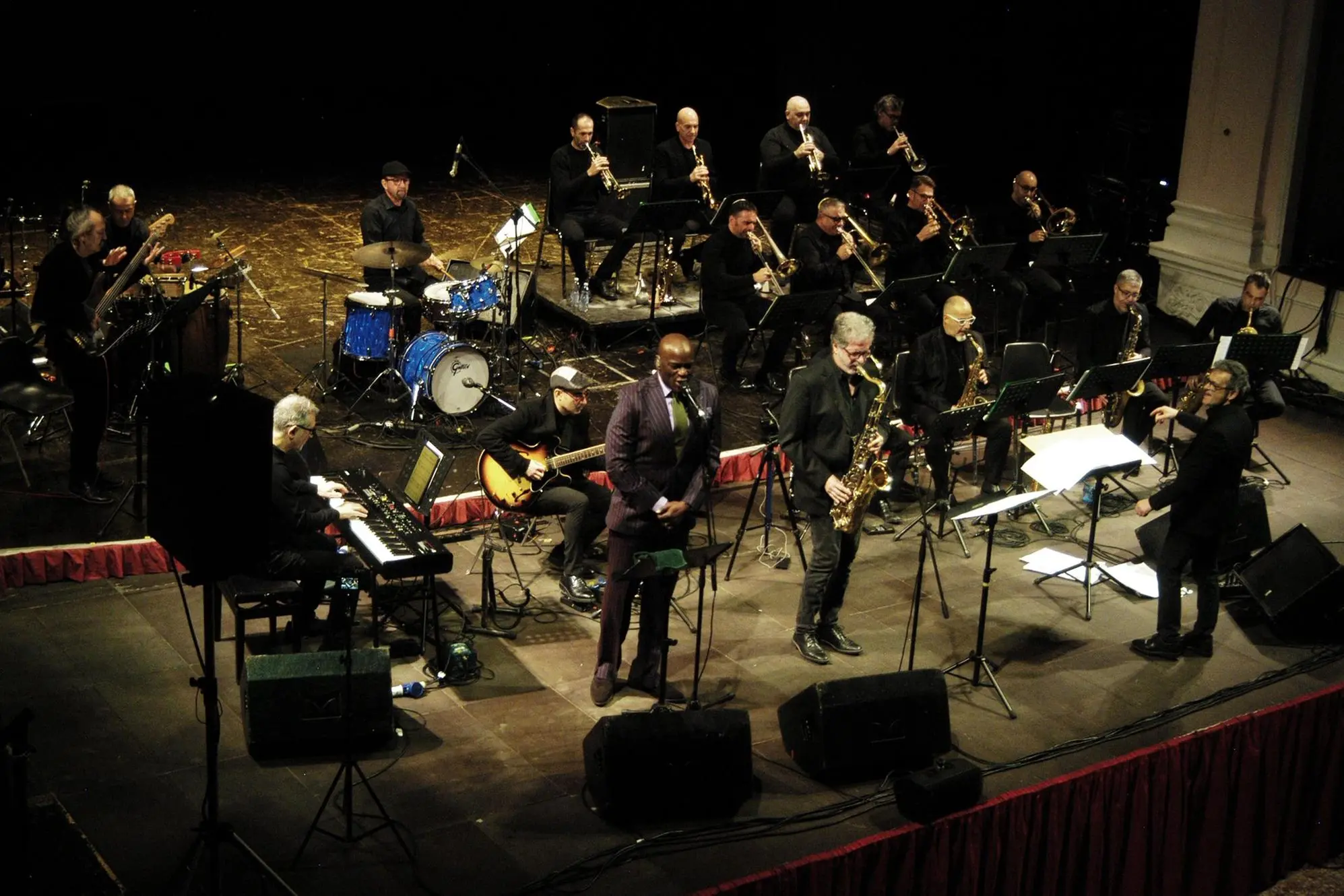 Uno dei concerti dell'orchestra Jazz della Sardegna (foto ufficio stampa)