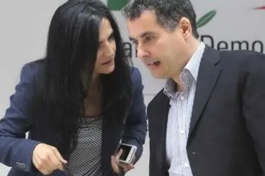 Francesca Barracciu e Silvio Lai