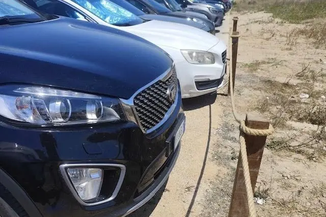 La zona delimitata dalla corda bianca (foto concessa)