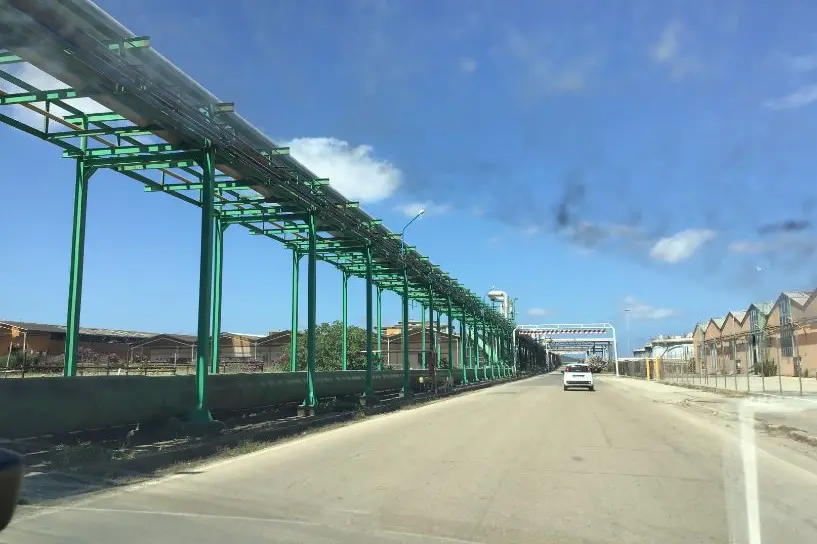 Lo\u00A0stabilimento Matrìca\u00A0(foto L'Unione Sarda - Pala)