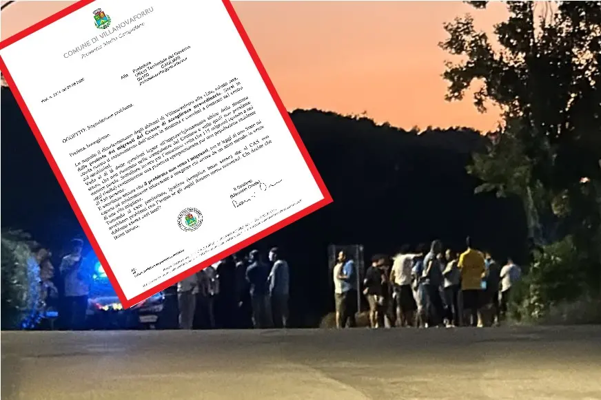 la protesta dei migranti e la lettera inviata dal sindaco di Villanovaforru