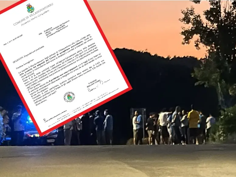 la protesta dei migranti e la lettera inviata dal sindaco di Villanovaforru