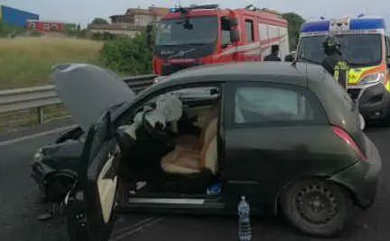 L'auto della donna