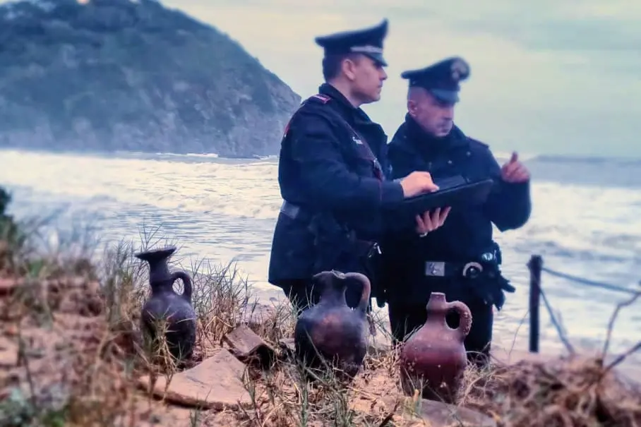 Il ritrovamento (foto carabinieri)