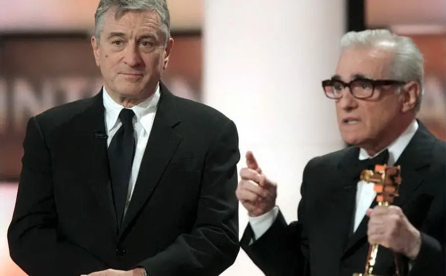 De Niro con il regista del film, Martin Scorsese, nel 2008