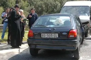 Il luogo dell'incidente dove è morto Don Mario Oppus