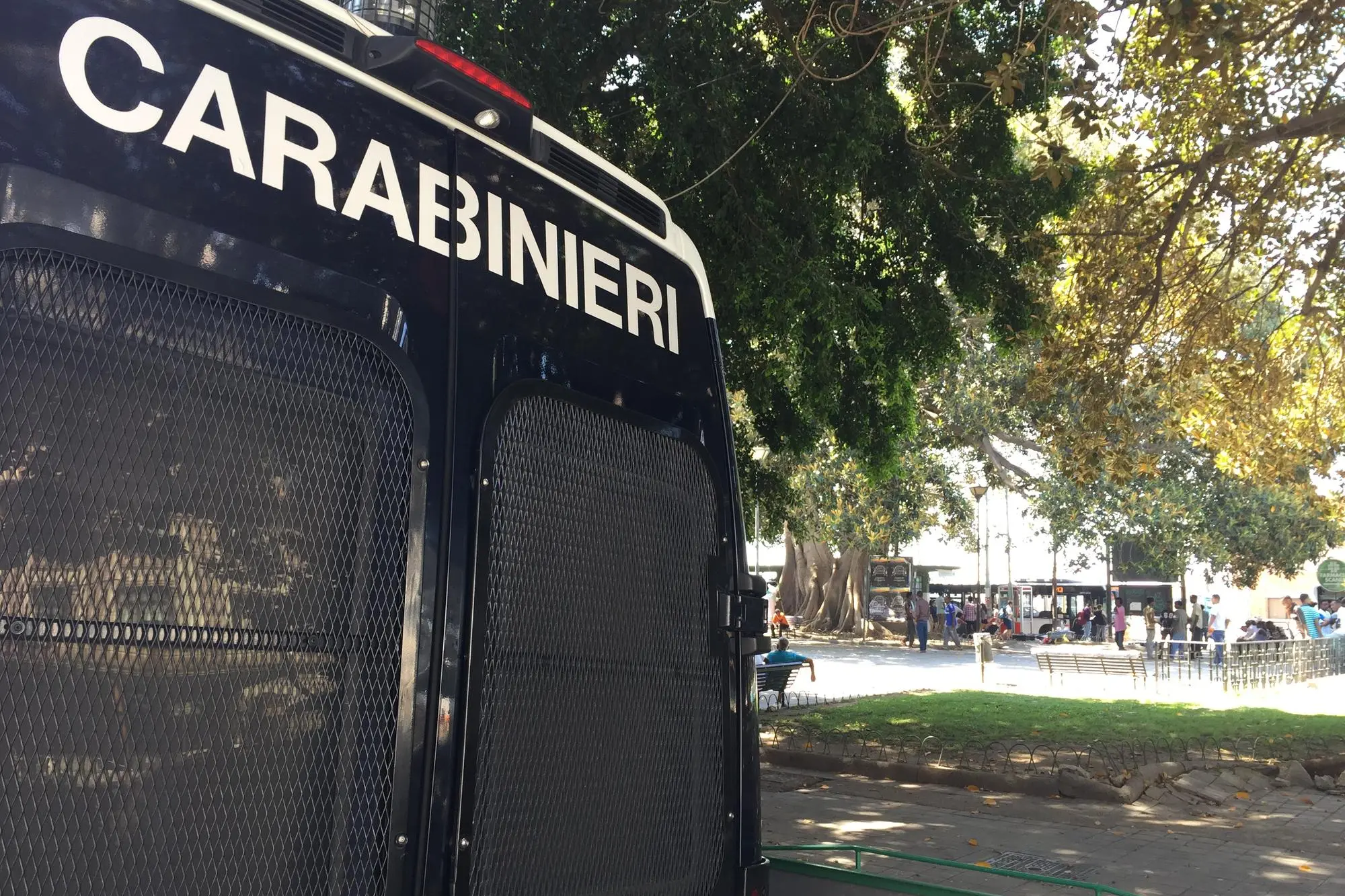 Carabinieri in piazza Matteotti (Archivio)