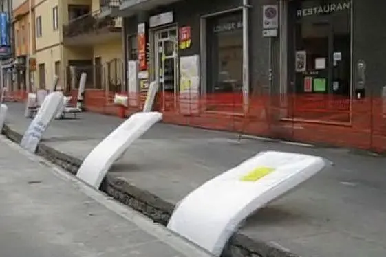 I MATERASSI LUNGO VIALE COLOMBO