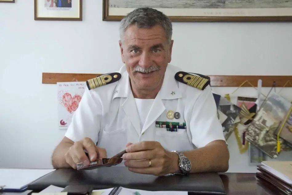 Il comandante della Capitaneria di porto