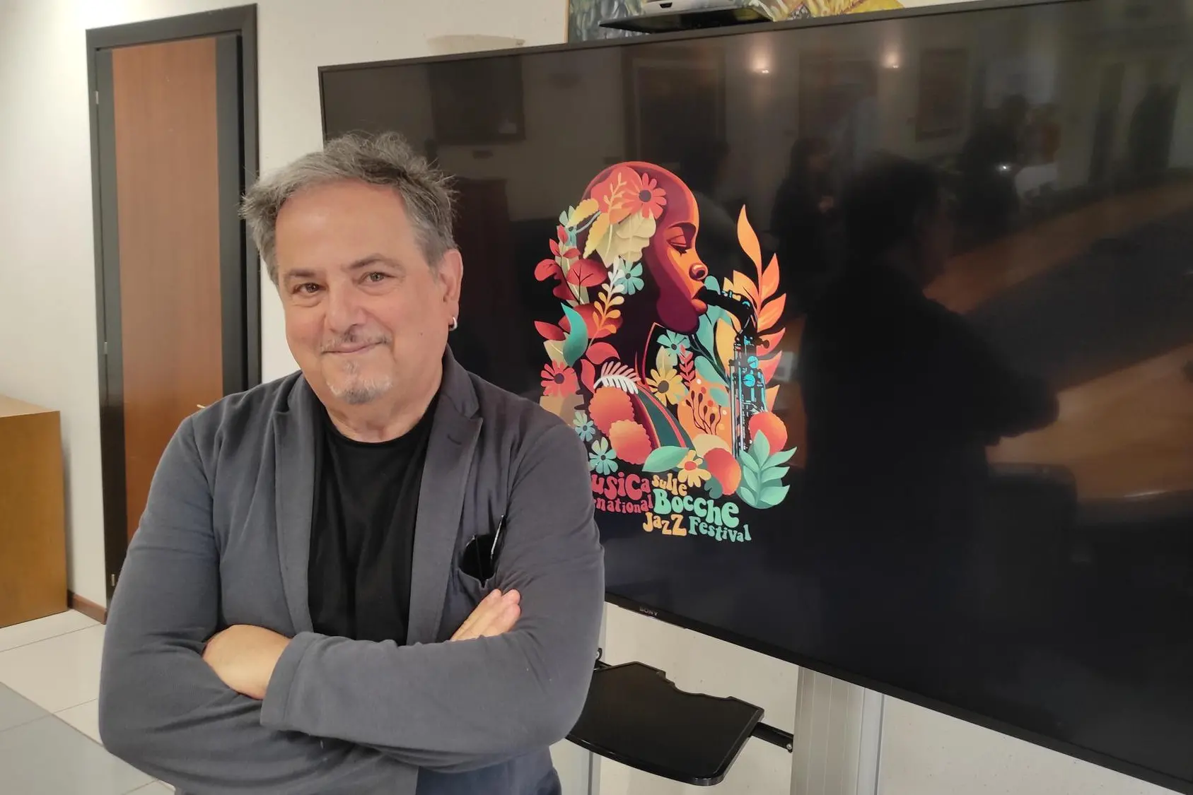 Enzo Favata, ideatore del Festival internazionale Musica sulle Bocche (foto Marras)