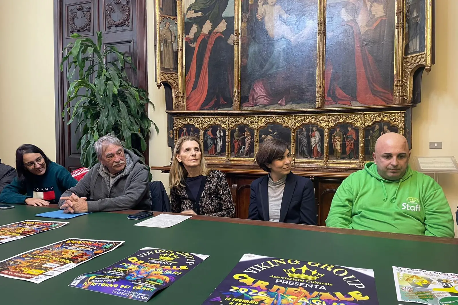 La presentazione del carnevale a Cagliari (foto Spignesi)