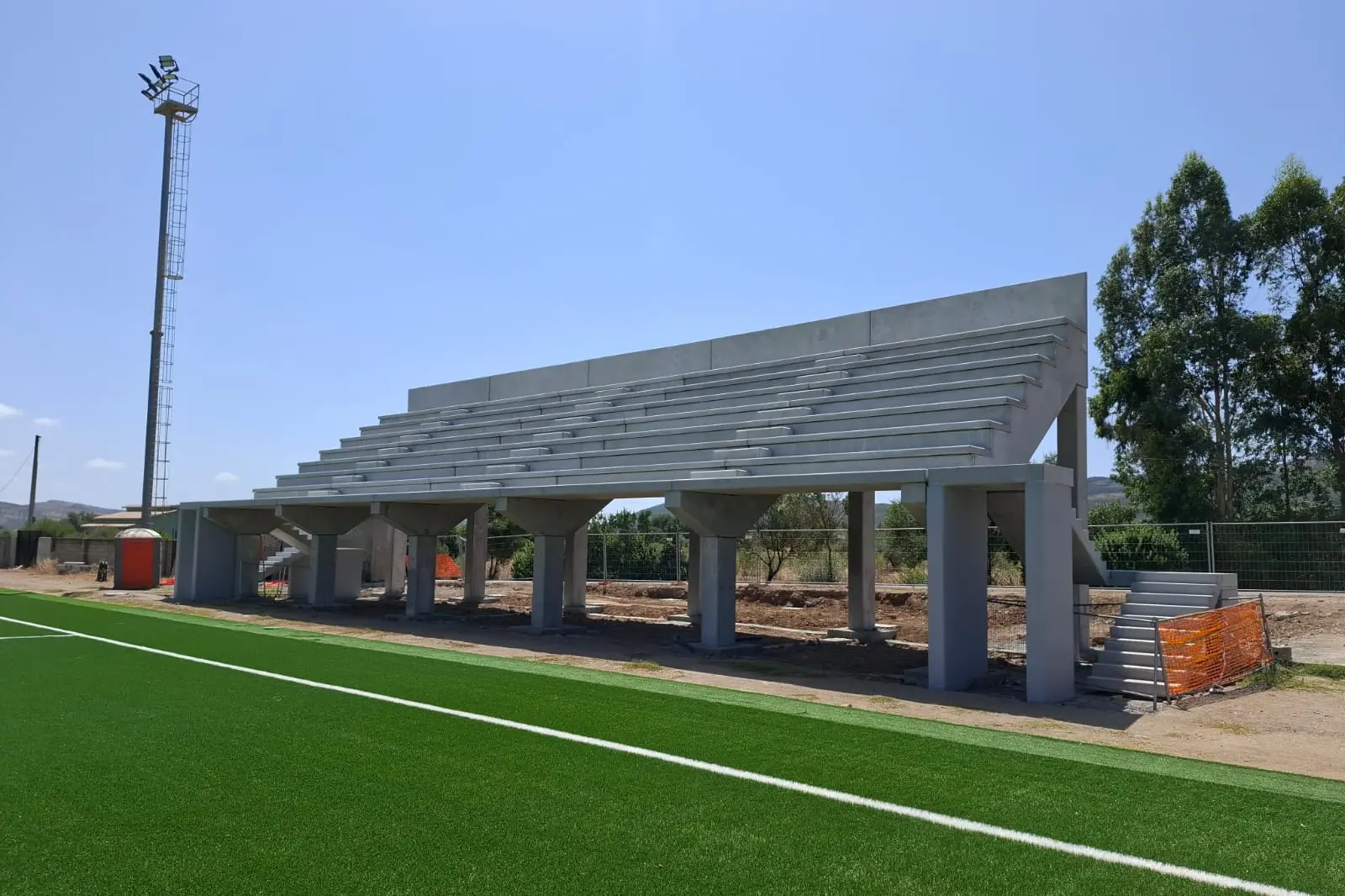 Il nuovo stadio di Perdaxius. (a. s.)