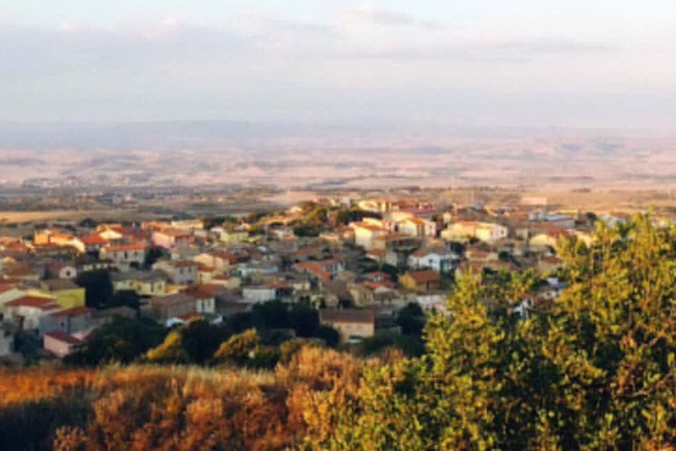 Il paese di Villanovaforru (foto Antonio Pintori)