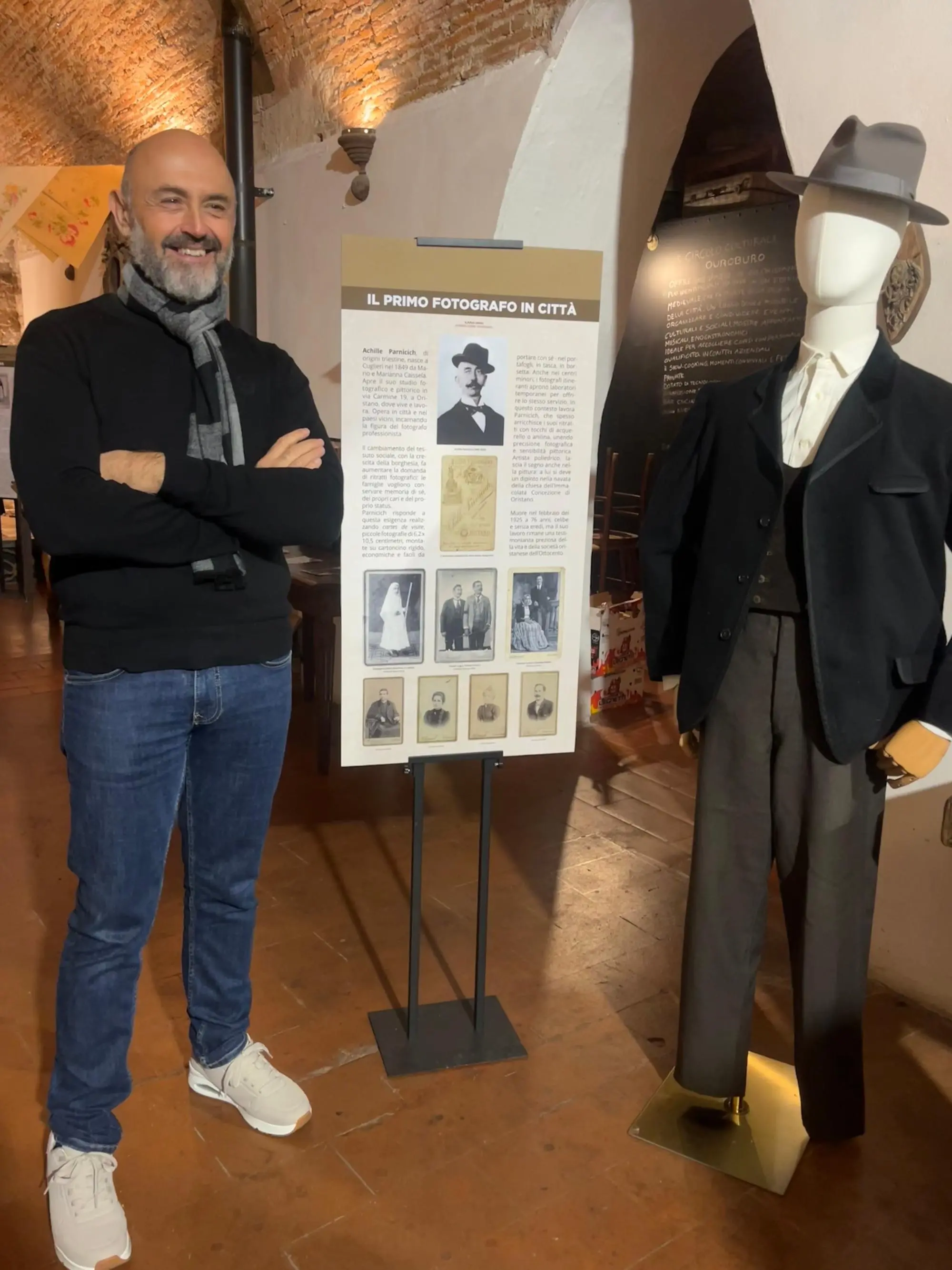 Stefano Orrù, fotografo oristanese 56 anni (foto V. Pinna)