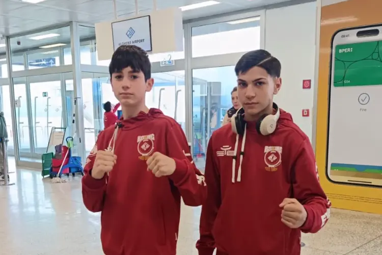 I pugili Under 17, Maltoni e Falchi (foto concessa)