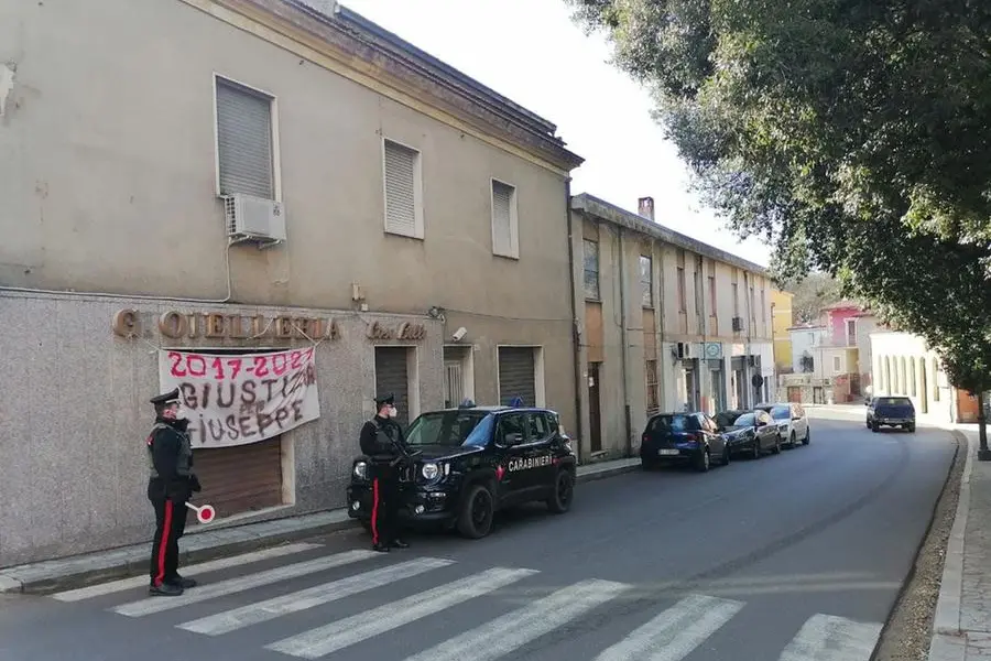 Il luogo dell'omicidio (Archivio L'Unione Sarda)