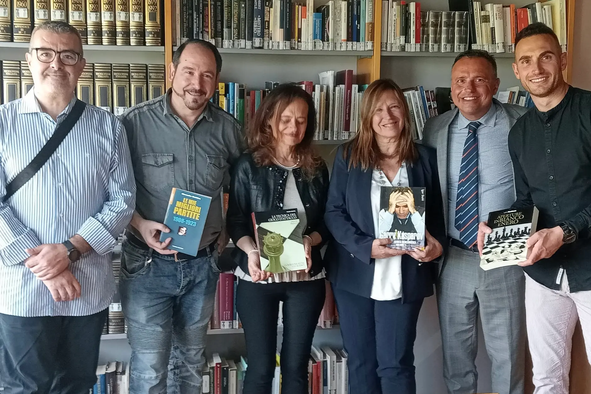 Un momento della donazione (foto concessa)