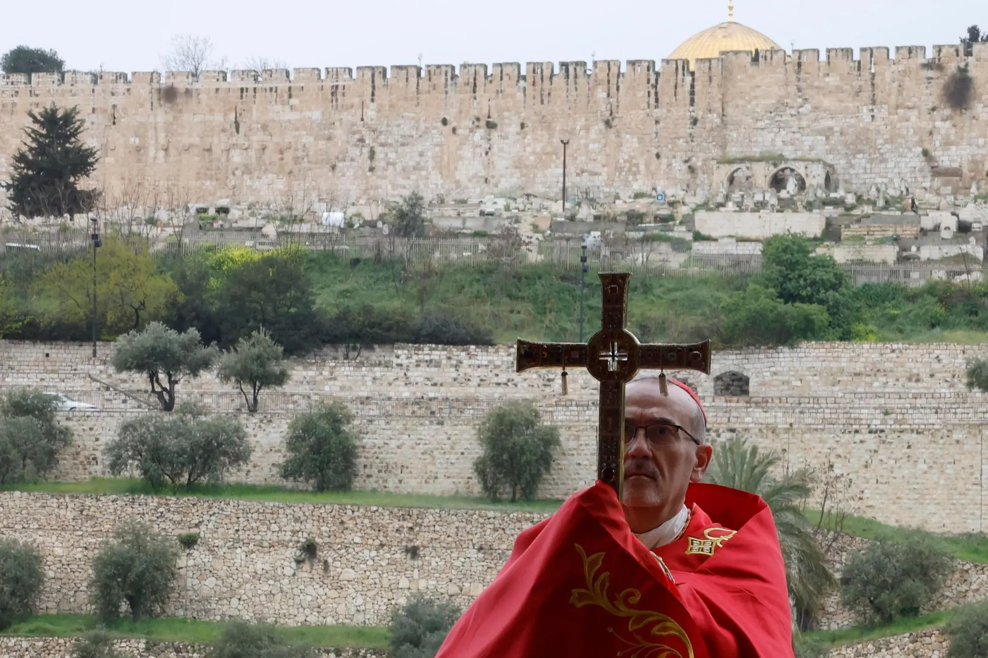 Pierbattista Pizzaballa (Ansa - EPA/Ammar Awad / POOL)