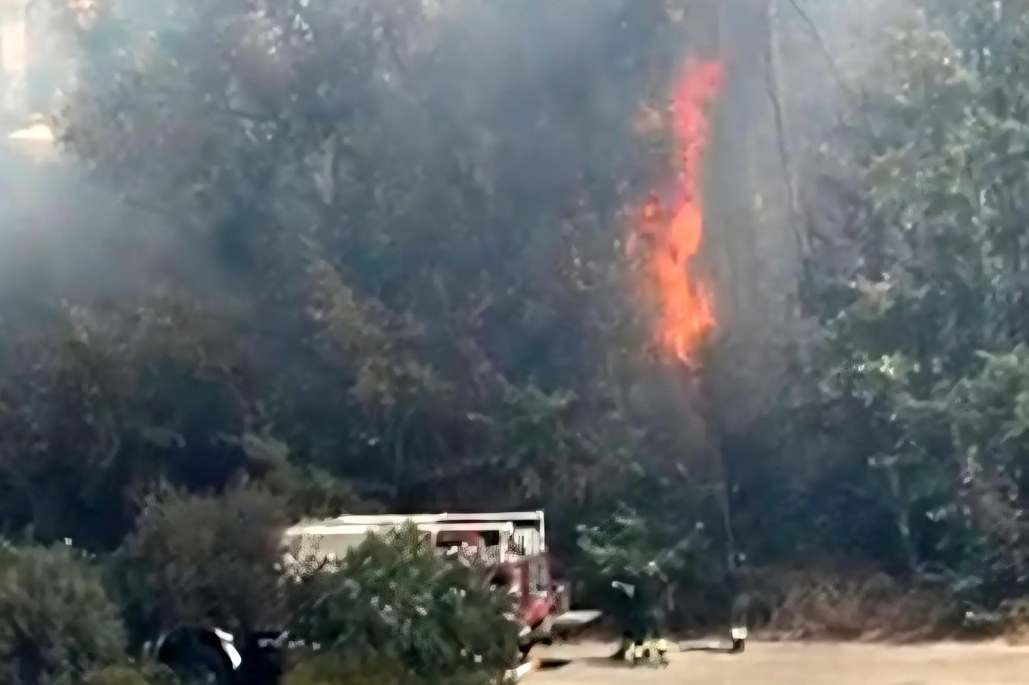 L'incendio a Sant'Orsola