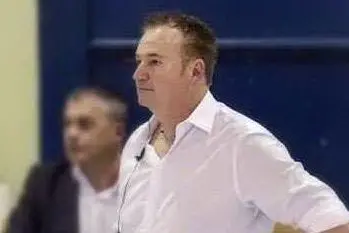 L'allenatore della Vba Olimpia S.Antioco, Toni Bove