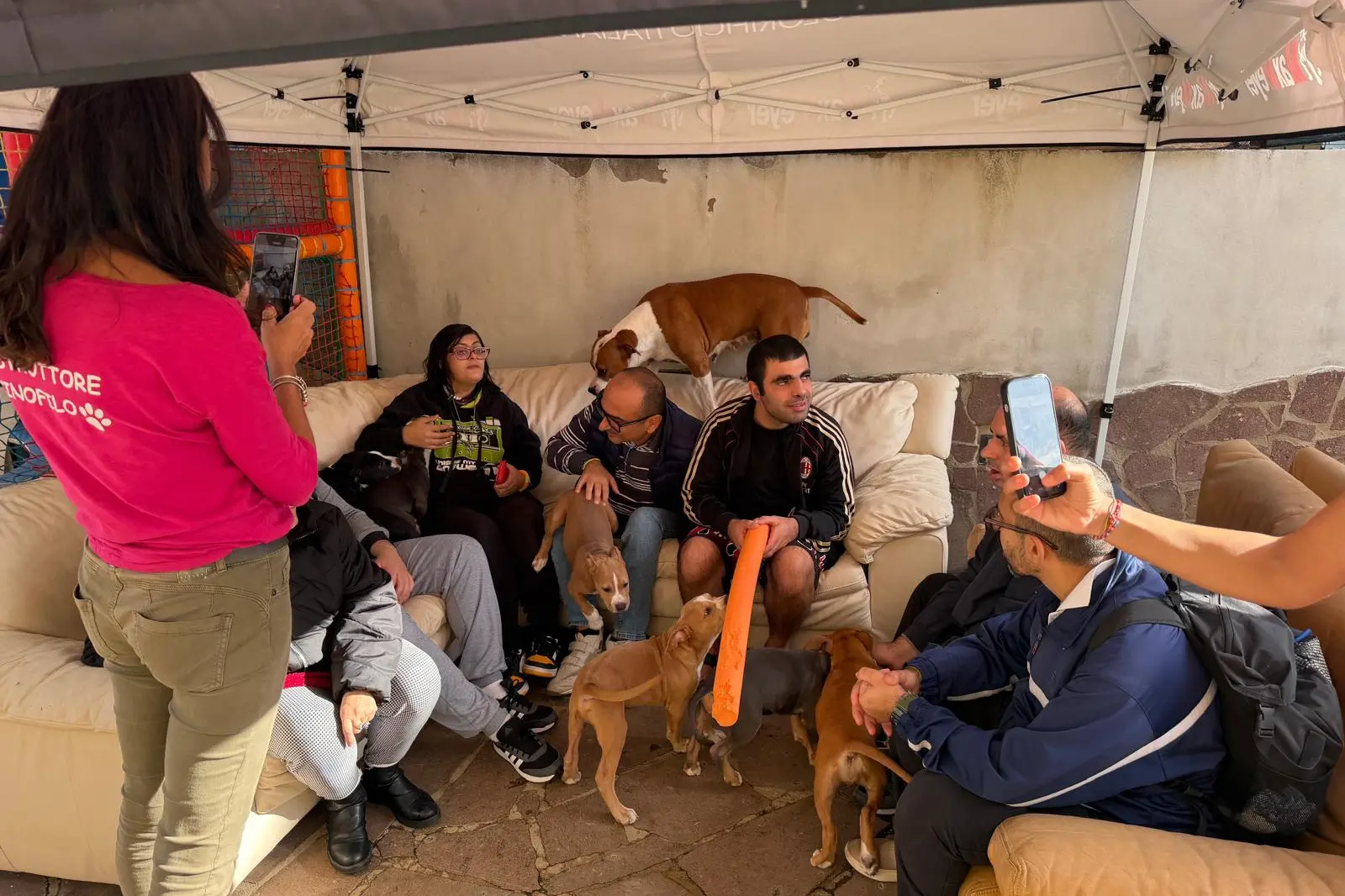 Pet therapy a Carbonia