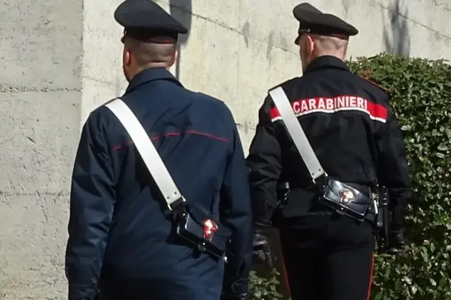 Carabinieri al lavoro