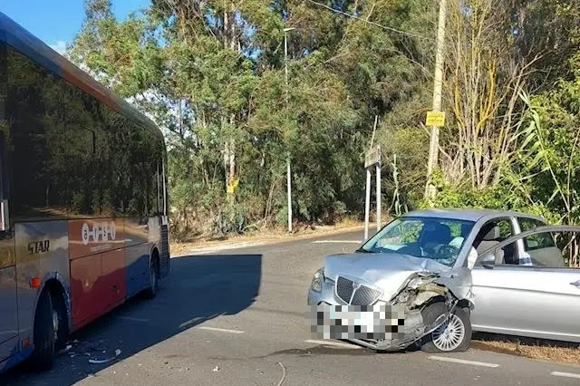 L'incidente (foto Sara Pinna)