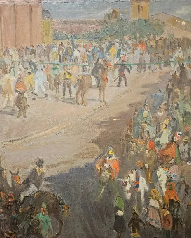 L'opera inedita di Contini della collezione privata Crobu (foto concessa)